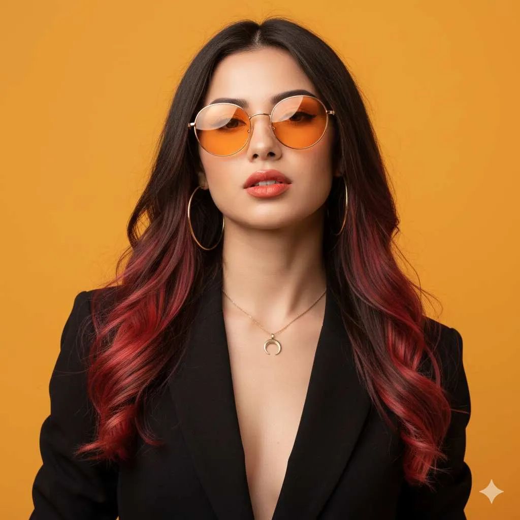 Orange Aesthetic, Blazer Style, Editorial Photography