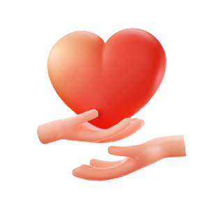  3d heart over hands, 3d red heart png, 3d heart emoji, valentine heart png, love heart 3d