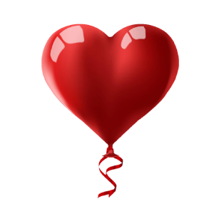 3d heart balloon, 3d style red heart balloon, heart balloon valentine 2023, valentine heart 2023, valentine gift 2023, valentine heart 3d