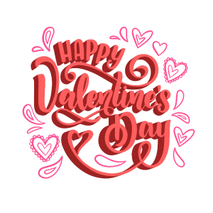Hand drawn valentine's day lettering, hand drawn happy valentine's day text, valentine day 2023 typography, valentine day 2023 background, love lettering 2023