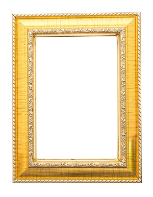 Decorative photo frame png, empty frame, HD golden frame, portrait photo frame png, decorative background