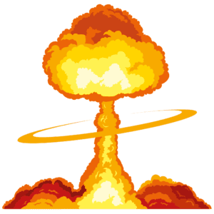 Nuclear explosion effect, nuclear explosion png, bomb blast png, bomb ...