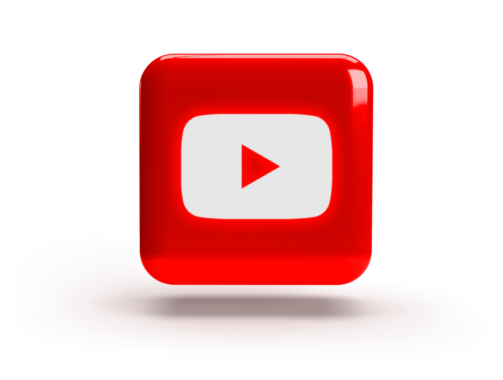 3d youtube logo download, glossy youtube logo, 3d square youtube logo ...