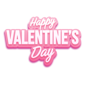 Valentines day 2023 celebration, pink Valentines day 2023 text, Valentines day 2023 text effect, love valentines day background, 3d valentines day text, 3d valentine typography
