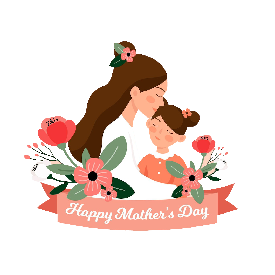 Floral mother's day 2023, mothers day illustration, mothers day mom, happy mothers day, mothers day flowers, family love, mother day celebration illustration, mother png, mother love png, parenthood png image, family celebration png, happy parents png