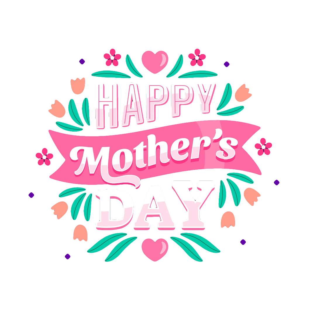 Colourful happy mothers day text png, happy mothers day wishes, happy ...