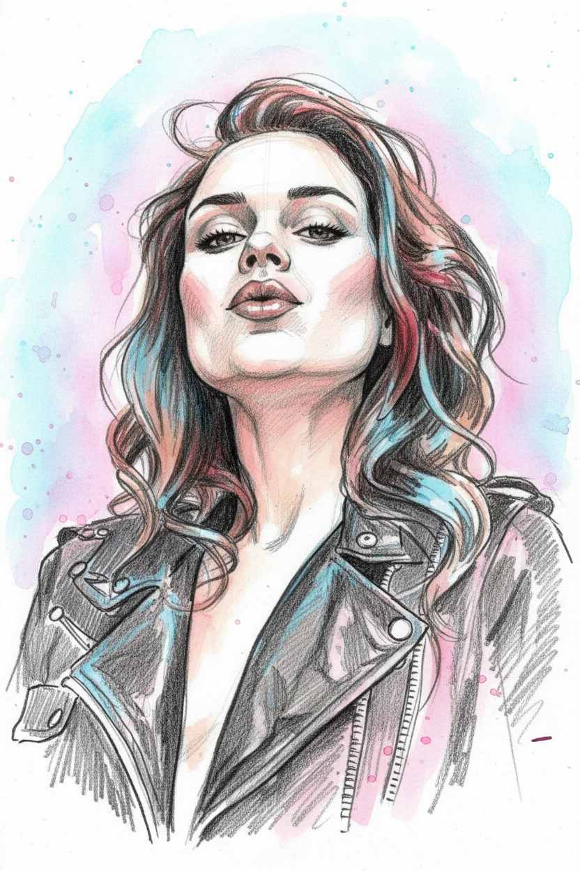 Hand-drawn sketch style nano banana prompt