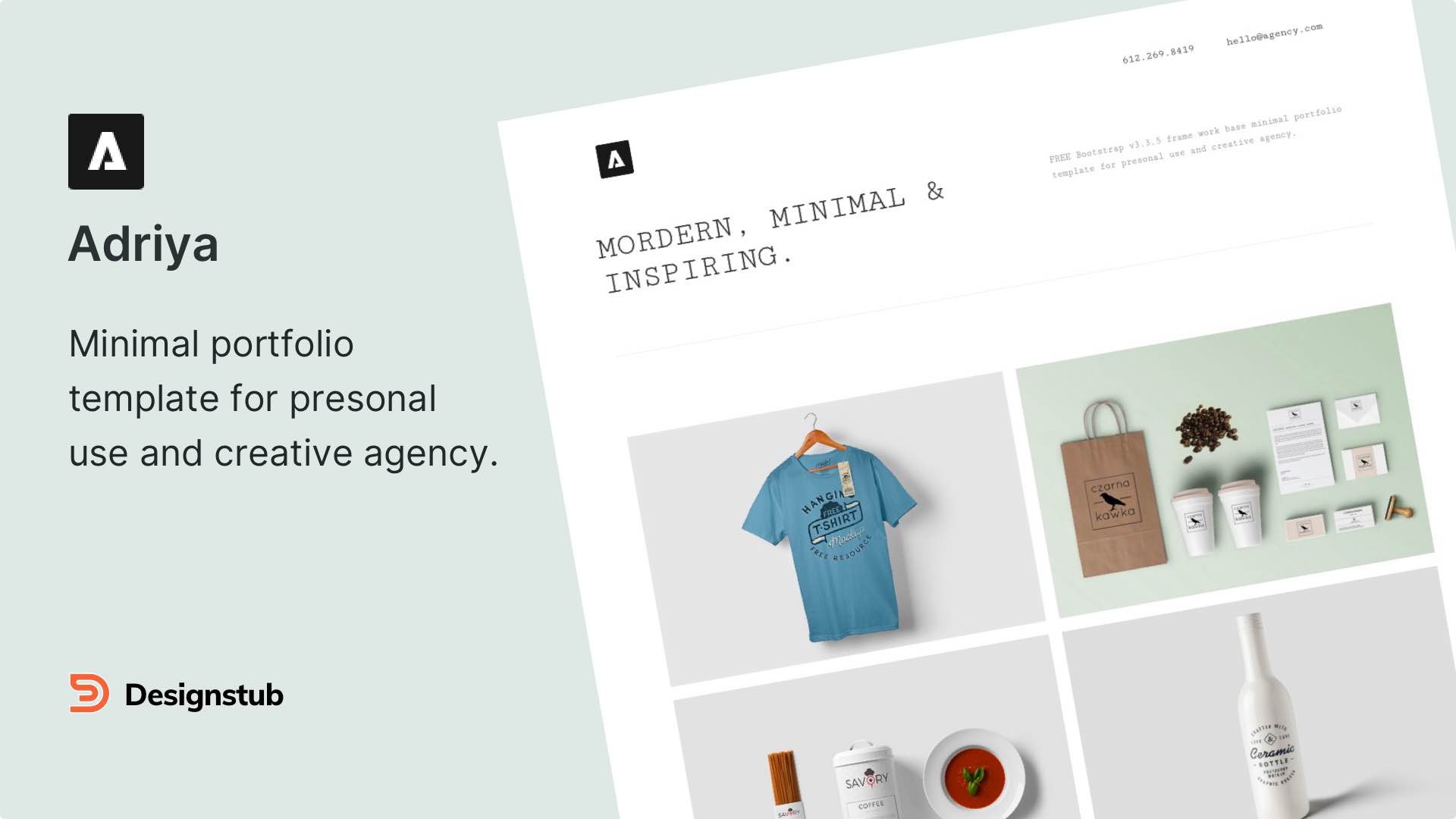 Themebau – Minimal Portfolio & Agency Template - Bootstrap Themes