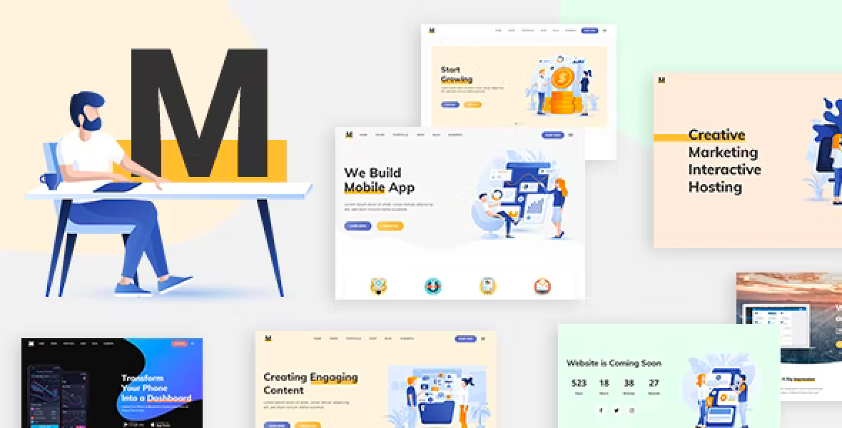 Milu - Tech and App Landing Page WordPress Theme